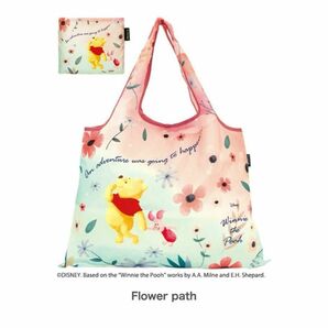 ディズニー ショッピングバッグ【Flower path】エコバッグ 折りたたみ おしゃれ