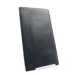 ■美品■希少80年代ヴィンテージ■BALLY バリー 長財布 札入れ 縦型 レザー 本革 シボ革 ブラック