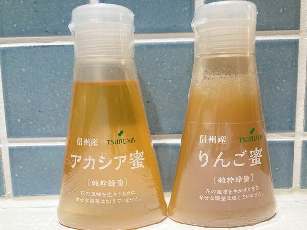 TSURUYA ツルヤオリジナル　信州産純粋蜂蜜190g×2本セット　大人気商品　純粋蜂蜜