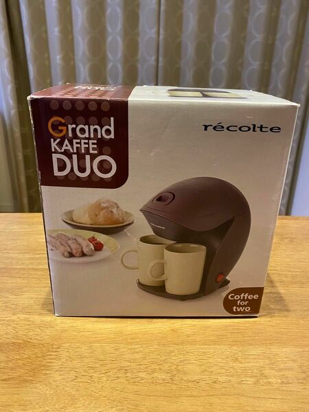 【未使用品】recolte Grand DUO コーヒーメーカー　レコルト　コーヒー