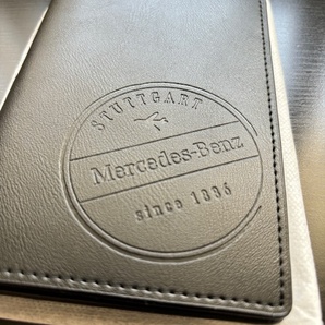 ★新品未使用 非売品★Mercedes Benz メルセデスベンツ レザー パスポートケース ケース ノベルティの画像3