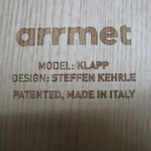 【A009】arrmet  アーメット クラップチェア Klapp 椅子 チェア イタリア製 折り畳み椅子 の画像6