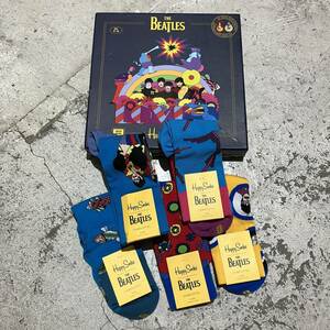 未使用 Happy Socks × The Beatles ハッピーソックス ビートルズ 靴下5足セット