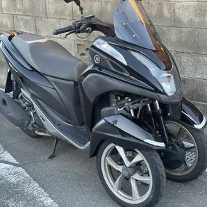 即決価格で送料無料 普通免許仕様 ワイドスペーサー トリシティ125 SE82J トライク登録 高速OK 3人乗り 即車付軽二輪の画像1