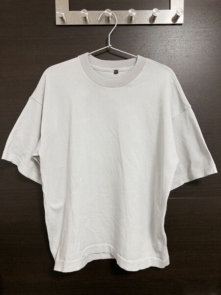 無印良品　ニットTシャツ　ライトグレー　サイズXXS〜XS