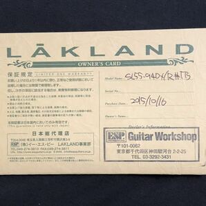 5弦エレキベース LAKLAND Shoreline SL55-94 Deluxeの画像9