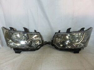 STD575 点灯OK デリカD:5/D5 CV5W CV1W CV2W CV4W 純正 HID ヘッドライト 左右セット バラスト バーナー付 前期 ヘッドランプ