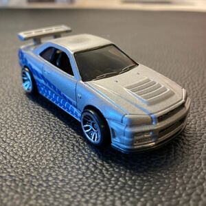 ホットウィール Hot Wheels FAST & FURIOUS 日産 SKYLIN GT-R R34 ルース品