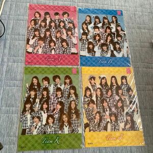 AKB48の新品クリアファイル４枚