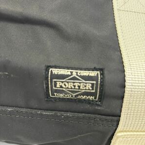 HEAD PORTER DUFFLE BAG シャチ ボストンバッグ black ヘッドポーター ダッフルバッグ YOSHIDA 吉田カバン 黒×白の画像3