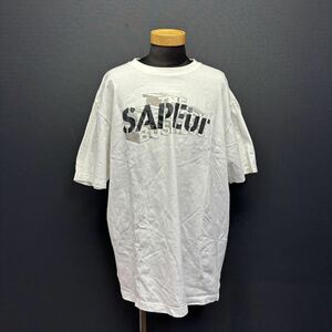 THE NETWORK BUSINESS SNEAKER DUNK SAPEur S/S TEE ザ ネットワーク ビジネス スニーカーダンク サプール Tシャツ size XL ホワイト