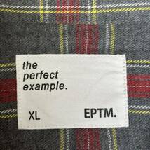 EPTM. Check Flannel Shirt エピテム チェック ネルシャツ size XL レッド/グレー 長袖 メンズ_画像3
