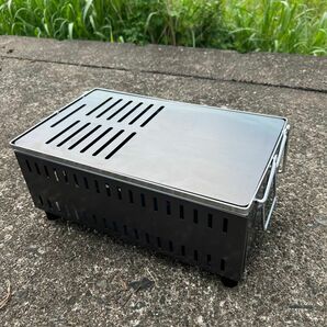 【ヘラ付き】 6mm 鉄板 グリーンライフ UC-350ST 半穴 コンロ 卓上コンロ キャンプ アウトドア バーベキュー BBQ