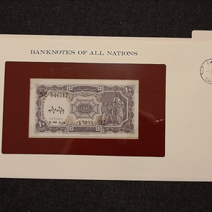 【一円スタート】フランクリンミント社 世界の紙幣 エジプト 10ピアストル紙幣 banknotes of all nationsの画像1