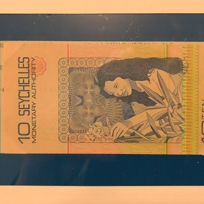 【一円スタート】フランクリンミント社 世界の紙幣 セーシェル 10ルピー紙幣 banknotes of all nationsの画像3