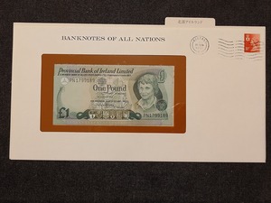 【一円スタート】フランクリンミント社　世界の紙幣　北アイルランド　１ポンド紙幣　banknotes of all nations