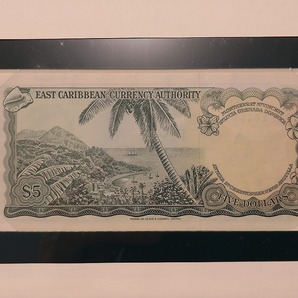 【一円スタート】フランクリンミント社 世界の紙幣 東カリブ通貨庁 5ドル紙幣 banknotes of all nationsの画像3