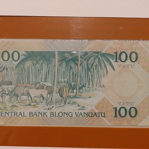 【一円スタート】フランクリンミント社 世界の紙幣 バヌアツ 100バツ紙幣 banknotes of all nationsの画像3