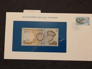 【一円スタート】フランクリンミント社　世界の紙幣　レソト　2ロチ紙幣　banknotes of all nations