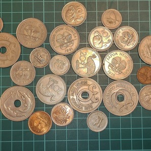 【1円スタート】パプアニューギニア独立国 キナ硬貨 おまとめの画像2