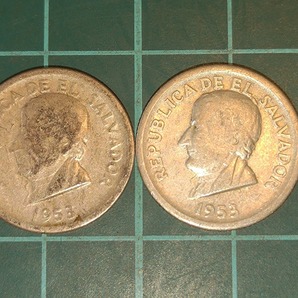 【1円スタート】エルサルバドル共和国 サルバドールコロン銀貨 おまとめ の画像1