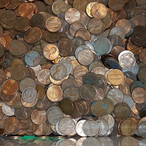 【1円スタート】アメリカ合衆国 米国 アメリカドル 1セント硬貨 1cent ペニー おまとめ 約12.0㎏の画像5
