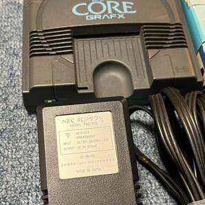 箱付 動作確認済 PCエンジンコアグラフィックス 本体コントローラx2アベニューパッド6 マルチタップNEC PC Engine CORE GRAFX Avenue Padの画像4