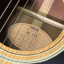 現状品　YAMAHA ヤマハ アコースティックギター FG-151 アコギ 弦楽器 楽器 音楽_画像4
