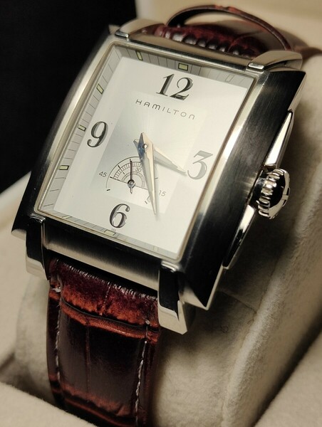 送料無料 Hamilton TRENT Quartz ハミルトン トレント クオーツ Jazzmaster ジャズマスター KHAKI カーキ 腕時計 