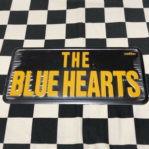  new goods Blue Hearts plate THE BLUE HEARTS black maniyonz High-Lows .book@hiroto genuine island . profit meldac not for sale number plate 