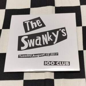 THE SWANKYS LIVE CD 「100 CLUB」 スワンキーズ SPACE INVADERS MOUSE GAI 害 KWR LYDIA CATS SLICKS ROBOTS NO-CUT 