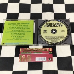 THE SWANKYS CD 「CONTROL DEMO」 スワンキーズ SPACE INVADERS MOUSE GAI 害 KWR LYDIA CATS SLICKS ROBOTS NO-CUT LAST CHILDの画像3