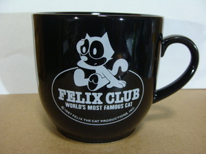 フィリックスザキャット マグカップ FELIX THE CAT フェイス フィリックスグッズ コーヒーマグ マグ 陶器製 コーヒー