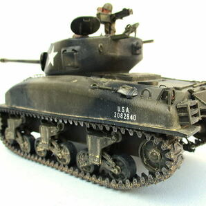 ☆ タミヤ 1/35 M4A1(76)W シャーマン SHERMAN 完成品 ☆の画像4