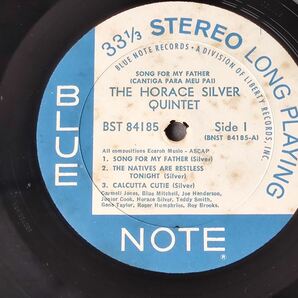 ■LPレコード ジャズ BLUE NOTE The Horace Silver Quintet(ホレス・シルヴァー五重奏団) - Song For My Father BST-84185 帯付 VAN GELDERの画像5