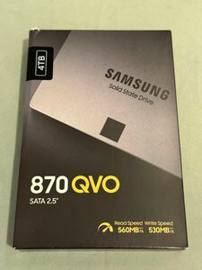 【未開封品】SAMSUNG 870 QVO 4TB SATA 2.5インチ MZ-77Q4T0B ※外箱潰れあり