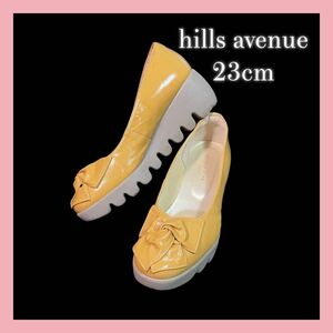 ★Hills Avenue★ヒルズアベニュー★ウェーブソール パンプス 23cm レディース シューズ 