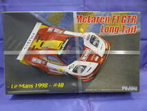 フジミ製　1/24 マクラーレン　F1　GTR　ロングテール　ル・マン２４　１９９８　＃４０_画像1