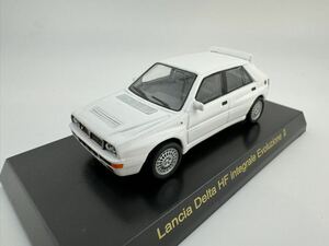 1/64 京商 サンクス　ランチア　デルタ　HF インテグラーレ　エボリューションⅡ 白　ホワイト