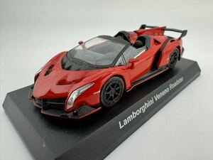 1/64 京商 サンクス　ランボルギーニ ヴェネーノ　ロードスター　赤　レッド