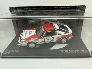 1/43 デアゴスティーニ　ラリーカーコレクション　トヨタ　セリカ　GT-FOUR #2 1990