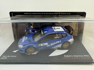 1/43 デアゴスティーニ　ラリーカーコレクション　スバル　インプレッサ　WRC #5 2008