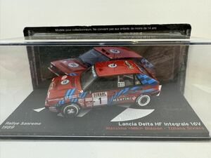 1/43 デアゴスティーニ　ラリーカーコレクション　ランチア　デルタ　インテグラーレ　16V #1 1989