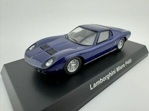 1/64 京商 サンクス　ランボルギーニ 5 ミウラ　P400 青　ブルー