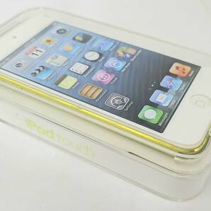 【YYD3015OM】1円～ 通電〇 Apple アップル iPod touch 第5世代 A1421 MD714J/A 32GB イエロー 音楽プレーヤー イヤホン 充電ケーブル有の画像9