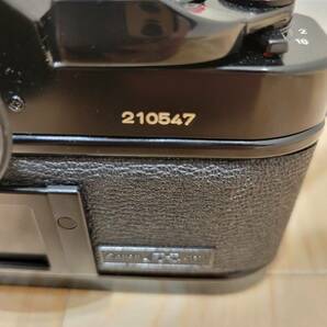 【OAK-2902FH】1円スタート Canon キヤノン A-1 ボディ 一眼レフ フィルムカメラ ストラップ付 ブラック 動作未確認 中古 保管品 趣味 写真の画像7