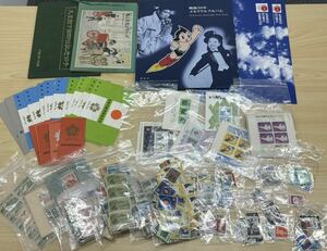 日本切手　額面14667円以上　バラ　未使用品　まとめ　明治昭和平成　お年玉切手　記念切手