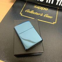 ZIPPO ジッポーPEACE ピース BLUE TITANIUM ブルーチタン 抽プレ 未使用_画像3