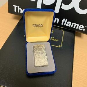 ZIPPO ジッポー STERLING SILVER SLIM #1500 S5スターリングシルバースリム HAMMER TONE ハンマートーン 1996年製