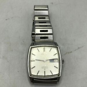 4-38■セイコー ロードマチック 5606-5000 検索】メンズ 腕時計 自動巻 SEIKO LORDMATIC シルバー 古い時計 動作未確認 現状品